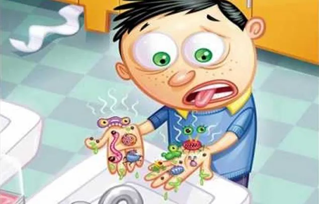 kórokozók a kézen