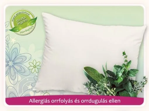 Allergiás orrfolyás és orrdugulás elleni párna 2 az 1-ben